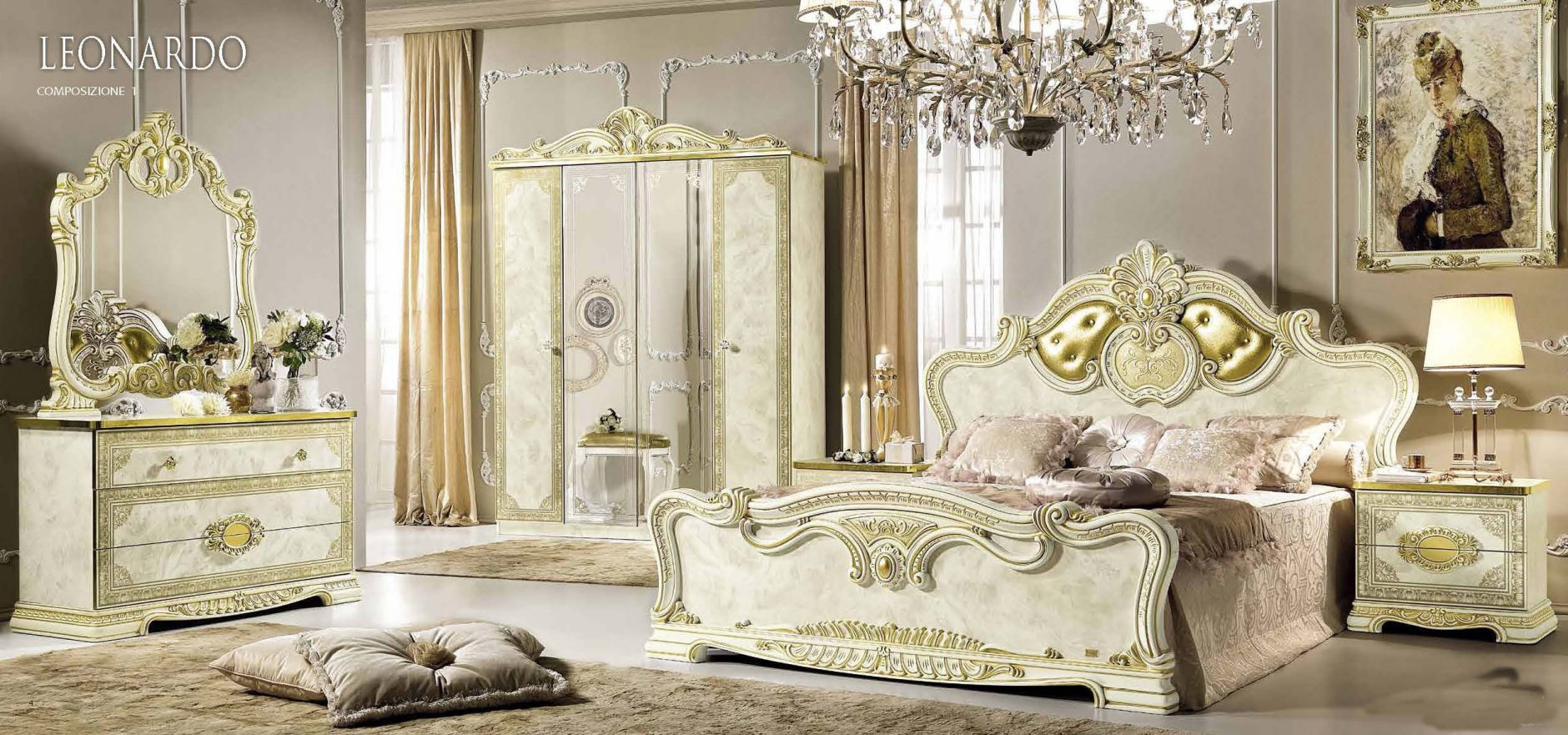 Klassische Möbel - Camelgroup Schlafzimmer Serie Leonardo regarding Schlafzimmer Aus Italien