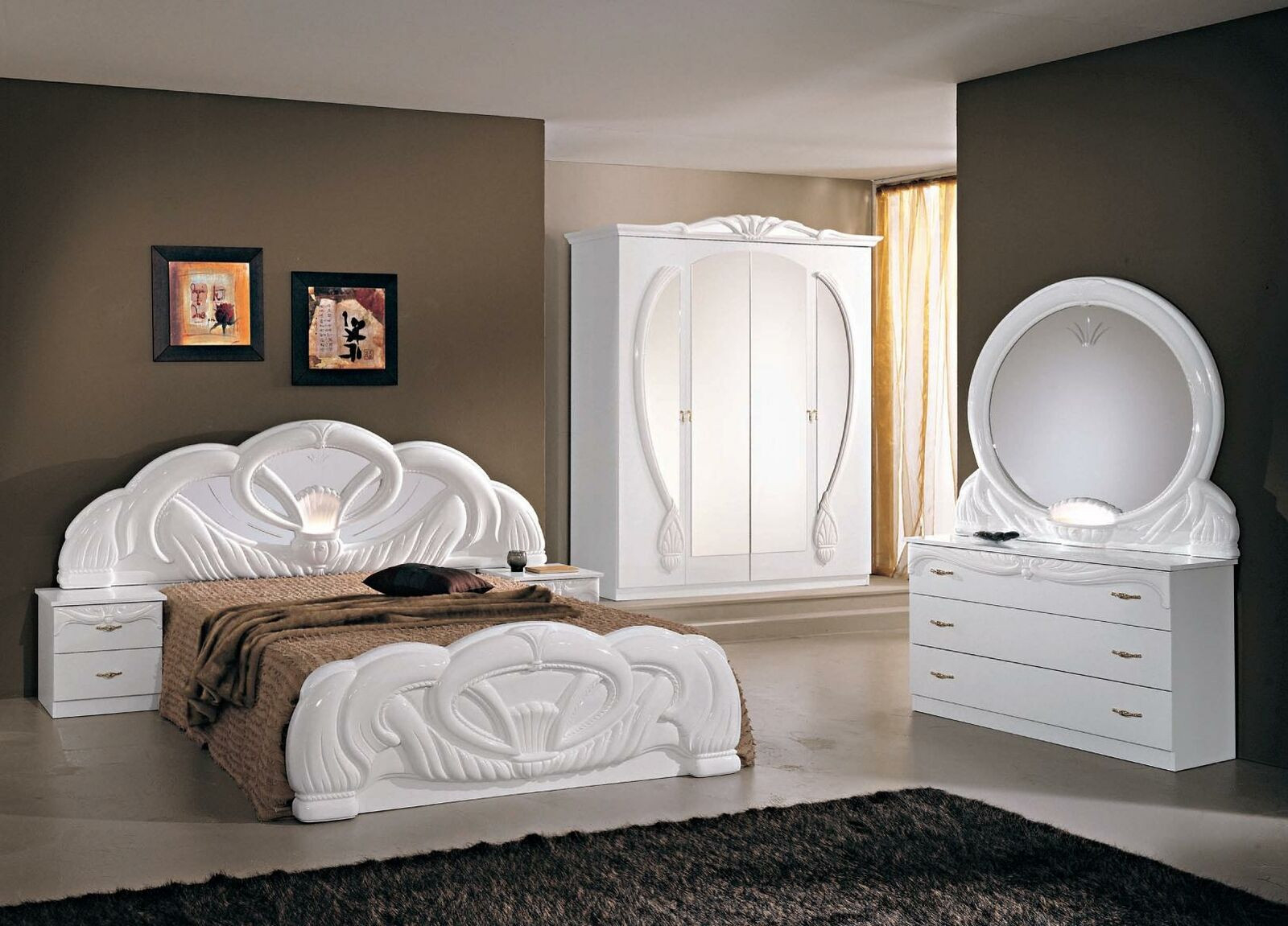 Schlafzimmer Set | Giada White | Luxus | Italienische Möbel ➤Top within Schlafzimmer Aus Italien